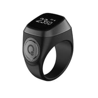 حلقة تسبيح ذكية، iQIBLA E01 BG20، باللونين الأسود...