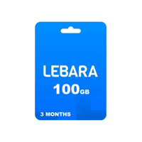 بطاقة ليبارا 100 جيجا بايت لمدة 3 أشهر