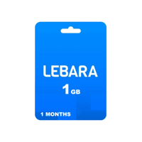بطاقة ليبارا 1 جيجا بايت لمدة 1 شهر