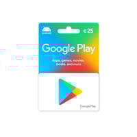 بطاقة جوجل بلاي 25 يورو (المتجر الفرنسى تعمل داخل...