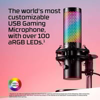 هايبر اكس, كواد 2 اس, مايكروفون للألعاب, USB-A, اض...