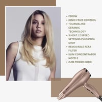 بيبيليس BAB5514PSDE مجفف ومملس شعر 2300 واط تحكم أ...