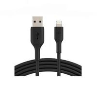 بيلكن كيبل لايتنينج شحن معزز الى USB اسود 1متر
