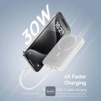 بيسوس بنك طاقة مغناطيسي صغير لاسلكي سريع الشحن من...