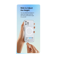 بيسوس ستاند مغناطيسي للايفون - ابيض