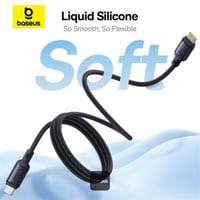 بيسوس كيبل شحن بيكوجو سريع مغناطيسي من السيليكون ا...