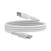بيلكن كيبل المضفر USB-C إلى USB-C 100 واط كابل 2 م...