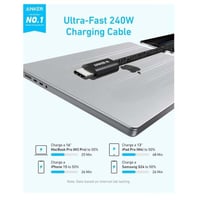انكر كابل USB-C إلى USB-C بطول 1 متر وقوة 240 واط...