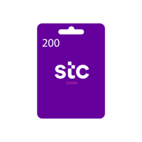 بطاقة إعادة شحن سوا بقيمة 200 ريال