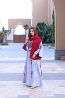 مخوار بتطريز يدوي وطرحه