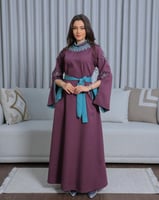 جلابيه بخام الباربي وتطريز شك