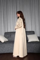 عبايه بتطريز يدوي بخام التفته