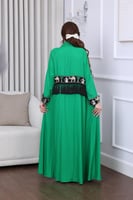 جلابية قطعتين بتطريز كمبيوتر لليوم الوطني