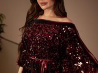 جلابيه مخمل سهره بكلفه لماعه