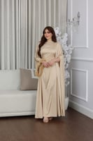 جلابية استقبال بخام ارمني كم ريش