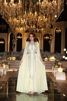 جلابيه قطعتين تل تطريز شك