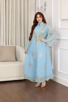 جلابية استقبال بكلفه ذهبي