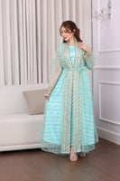 جلابيه شك قطعتين سهره