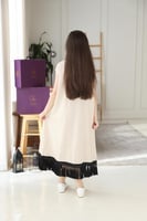 جلابيه استقبال رمضانيه بتطريز يدوي بناتي