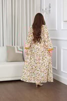 جلابية مشجر قطن بترتر بالصدر