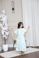 جلابيه رمضانيه بناتي بنقش الحروف العربيه