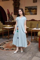 جلابيه رمضانيه لينن بناتي