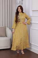 جلابيه استقبال بخام الجكار وتطريز يدوي