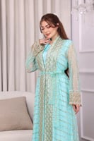 جلابيه شك قطعتين سهره