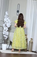 جلابيه نسائي بتطريز كمبيوتر