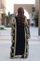 جلابية نشل مطرزة بخامة التل