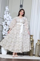 جلابيه بناتي بتطريز كمبيوتر