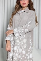 جلابيه طقم لينن