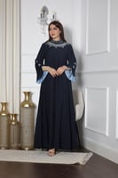 جلابيه بخام سويسري وتطريز