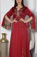 جلابيه بخام ستان سهره وتطريز يدوي