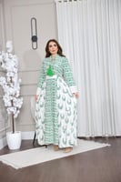 جلابيه رمضانيه بنقش الحروف العربيه