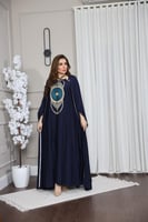 جلابيه قطعتين بتطريز كمبيوتر