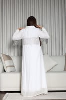 جلابيه لينن تطريز شك