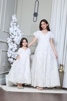 جلابيه بناتي بتطريز كمبيوتر