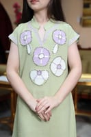 جلابيه رمضانيه لينن بناتي