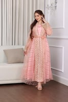 جلابيه شك قطعتين سهره