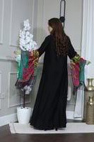 جلابيه سادة بتدخيلات الخام البدوي