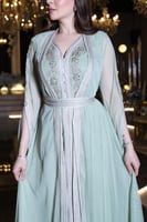 جلابيه قطعتين تل تطريز شك