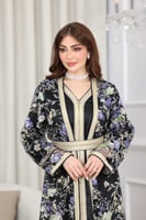 جلابية قفطان مغربي ترتر سهره