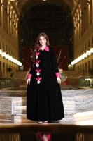 جلابيه مخمل بتطريز شك