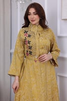 جلابيه استقبال بخام الجكار وتطريز يدوي