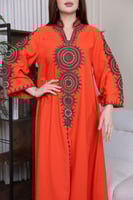 جلابيه كويتي بتطريز يدوي