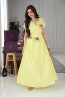 جلابيه استقبال رمضانيه بتطريز يدوي