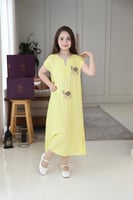 جلابيه استقبال رمضانيه بتطريز يدوي