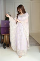 جلابيه سهره كلفه بالصدر وحزام مخفي للتحكم بالمقاس