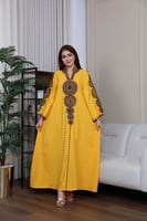 جلابيه كويتي بتطريز يدوي